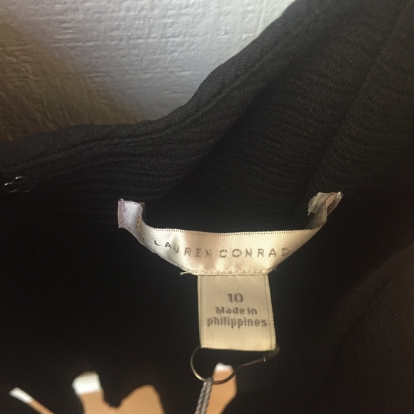 NWT LC Lauren Conrad Bow Front Pleated Dress - Picture 5 of 6